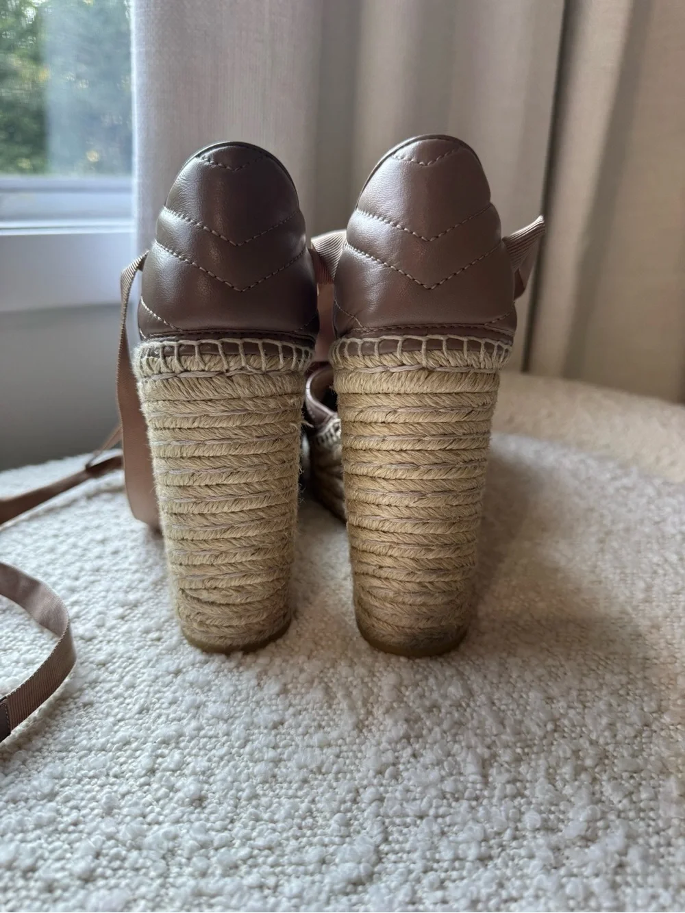 Gucci Marmont Espadrille Wedge 39.5